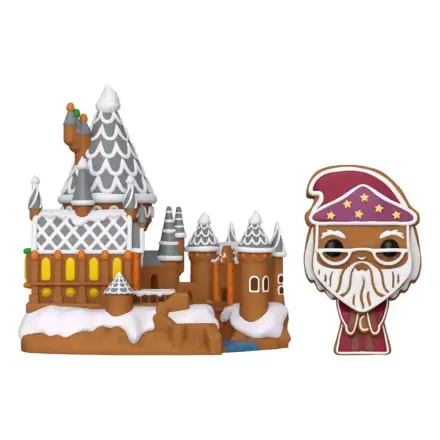 Harry Potter Funko POP! Town Vinyl Figur Dumbledore & Hogwarts 9 cm termékfotója