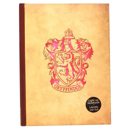 Harry Potter Gryffindor Notizbuch mit Licht Produktfoto
