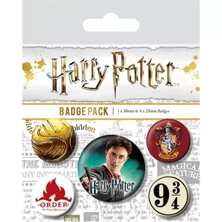 Harry Potter Ansteck-Buttons 5er-Pack Gryffindor termékfotója
