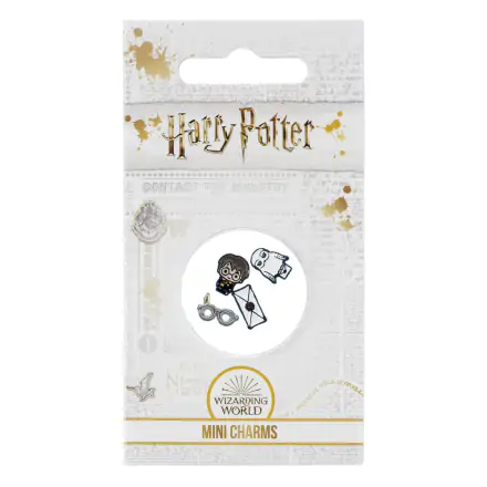 Harry Potter Mini-Anhänger 4er-Pack Harry (Versilbert) Produktfoto