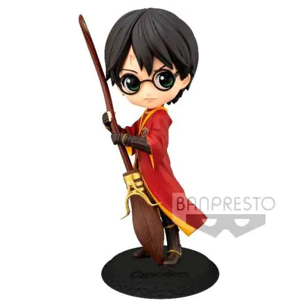 Harry Potter Q Posket Mini Figur Harry Potter Quidditch Style Version A 14 cm termékfotója