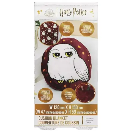 Harry Potter Hedwig 2 in 1 Decke und Kissen Produktfoto