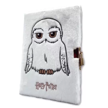 Harry Potter Hedwig A5 Plüsch Notizbuch Produktfoto