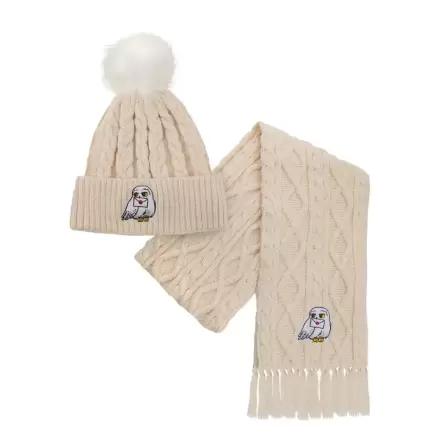 Harry Potter Kids Beanie & Schal Set Hedwig termékfotója