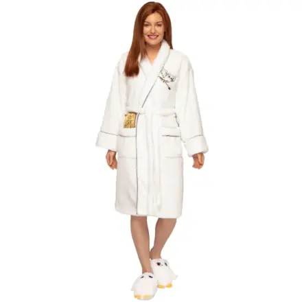 Harry Potter Girlie Fleece-Bademantel Hedwig Produktfoto