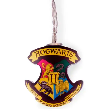 Harry Potter Weihnachts-Lichterkette Hogwarts Crests Produktfoto