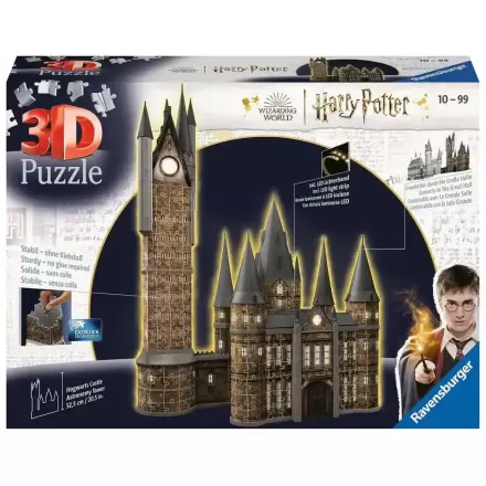 Harry Potter 3D Puzzle Schloss Hogwarts: Astronomieturm - Night Edition (540 Teile) Produktfoto