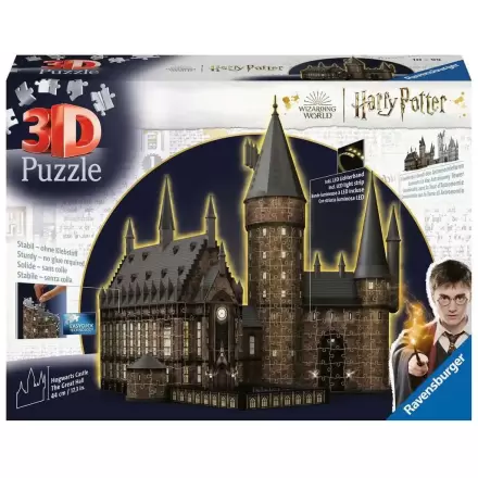 Harry Potter 3D Puzzle Schloss Hogwarts: Große Halle - Night Edition (643 Teile) termékfotója