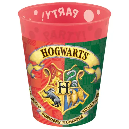 Harry Potter Hogwarts Houses Mikro Premium Kunststoffbecher Set von 4, 250 ml Produktfoto