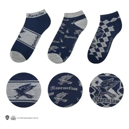 Harry Potter Knöchelsocken 3er-Pack Ravenclaw termékfotója