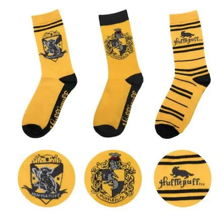 Harry Potter Socken 3er-Pack Hufflepuff termékfotója