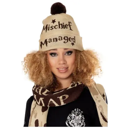 Harry Potter Mütze Marauders Map Produktfoto