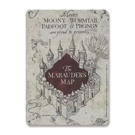 Harry Potter Blechschild Marauders Map 15 x 21 cm termékfotója