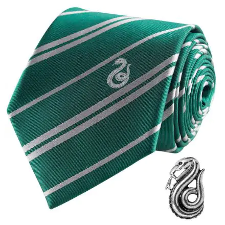 Harry Potter Krawatte & Ansteck-Pin Deluxe Box Slytherin termékfotója