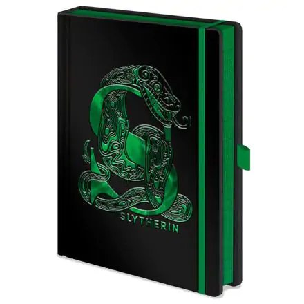 Harry Potter Premium Notizbuch A5 Slytherin Folie Produktfoto
