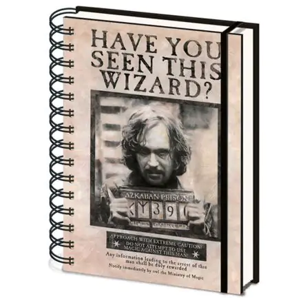 Harry Potter Notizbuch A5 Wanted Sirius Black termékfotója