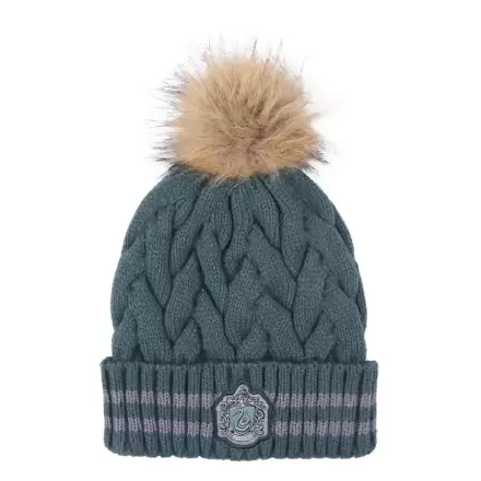 Harry Potter Beanie Bommel Slytherin Dunkelgrün Produktfoto