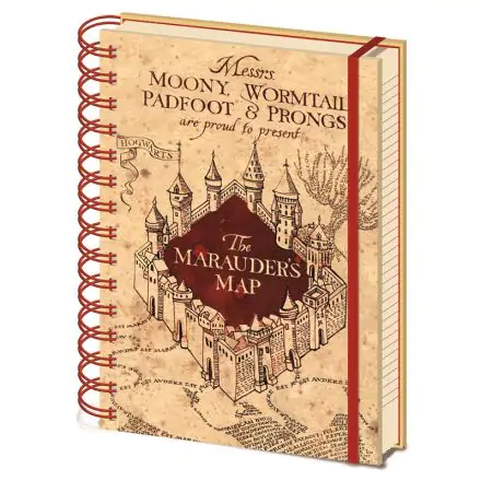 Harry Potter Notizbuch A5 Marauders Map termékfotója