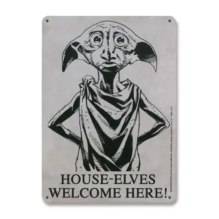 Harry Potter Blechschild House-Elves 15 x 21 cm termékfotója