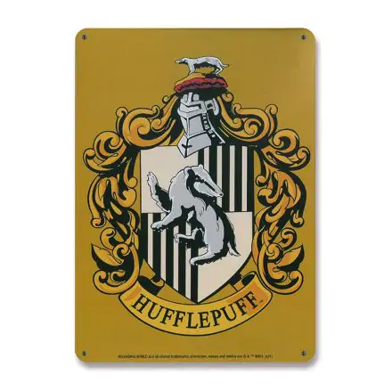 Harry Potter Blechschild Hufflepuff 15 x 21 cm Produktfoto
