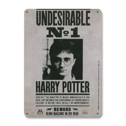 Harry Potter Blechschild Undesirable No. 1 15 x 21 cm termékfotója