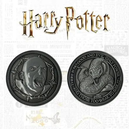 Harry Potter Sammelmünze Voldemort Limitierte Edition Produktfoto