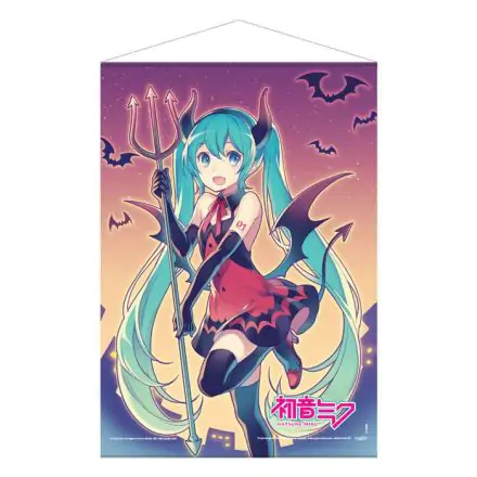 Hatsune Miku Wandrolle Autumn (Halloween) 50 x 70 cm Produktfoto