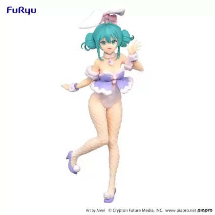 Hatsune Miku BiCute Bunnies PVC Statue White Rabbit Purple Color Ver. 28 cm Produktfoto