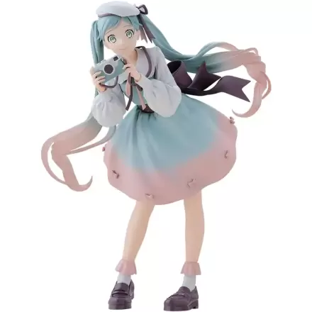 Hatsune Miku Camera Holiday Memories Figur 20cm Produktfoto