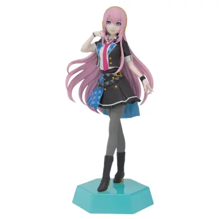 Hatsune Miku: Colorful Stage! Desktop x Decorate Collections PVC-Statue Megurine Luka School Sekai Ver. 15 cm Produktfoto