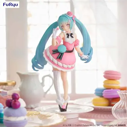 Hatsune Miku Exceed Creative PVC Statue Hatsune Miku Sweet Sweets Series Macaroon 21 cm Produktfoto