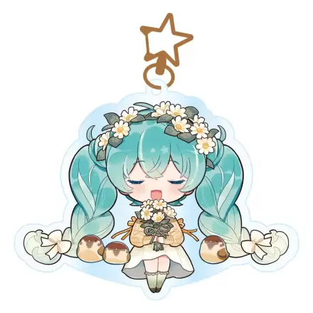 Hatsune Miku Acryl Schlüsselanhänger Kawaii Autumn Time termékfotója