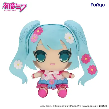 Hatsune Miku Kyurumaru großes Plüsch Figur Cosmos 27 cm Produktfoto