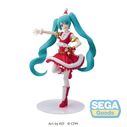 Hatsune Miku Luminasta PVC Statue Hatsune Miku Christmas 2023 20 cm Produktfoto