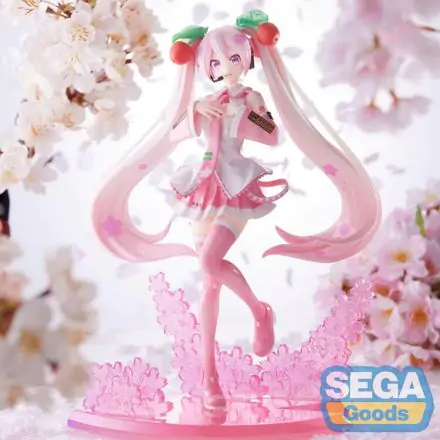 Hatsune Miku Luminasta PVC Statue Sakura Miku 2023 21 cm Produktfoto