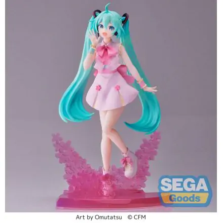 Hatsune Miku Luminasta PVC Statue Sakura Miku Omutatsu Ver. 21 cm Produktfoto