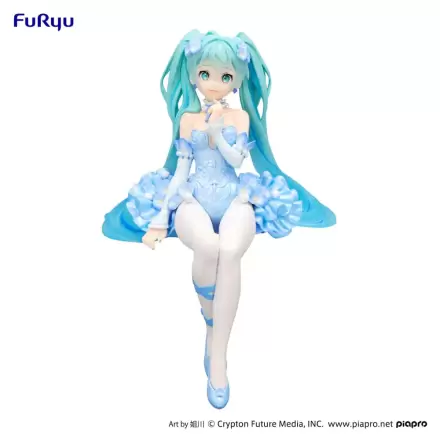 Hatsune Miku Noodle Stopper PVC Statue Flower Fairy Nemophila Pail Blue Color Ver. 15 cm termékfotója