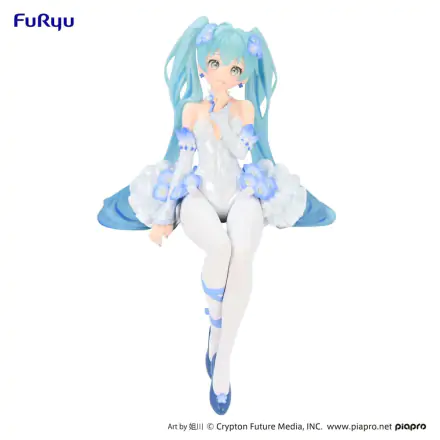 Hatsune Miku Noodle Stopper PVC Statue Miku Flower Fairy Nemophila 15 cm Produktfoto