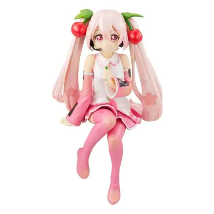 Hatsune Miku Noodle Stopper PVC Statue Sakura Miku 2022 Pearl Color 13 cm Produktfoto