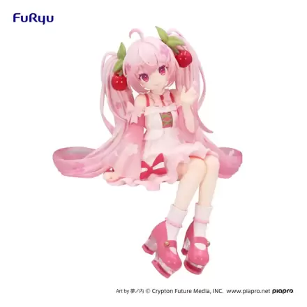 Hatsune Miku Noodle Stopper PVC Statue Sakura Miku 2025 14 cm termékfotója