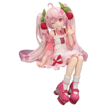 Hatsune Miku Noodle Stopper PVC Statue Sakura Miku 2025 Wink Ver. 14 cm Produktfoto