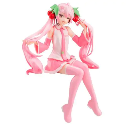 Hatsune Miku Noodle Stopper PVC Statue Sakura Miku Wink Ver. 16 cm Produktfoto