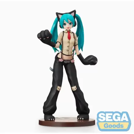 Hatsune Miku Project DIVA Arcade Future Tone SPM PVC Statue Hatsune Miku Kitty Cat 23 cm termékfotója