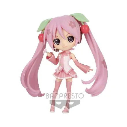Hatsune Miku Q Posket Minifigur Sakura Miku Ver. B 14 cm Produktfoto