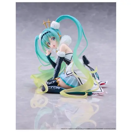 Hatsune Miku Taito Kuji PVC Figur Racing Miku 2018 Ver. Round 8 13 cm Produktfoto