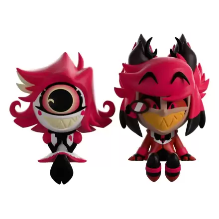 Hazbin Hotel Vinylfiguren Alastor & Niffty Monitor Buddiez Produktfoto