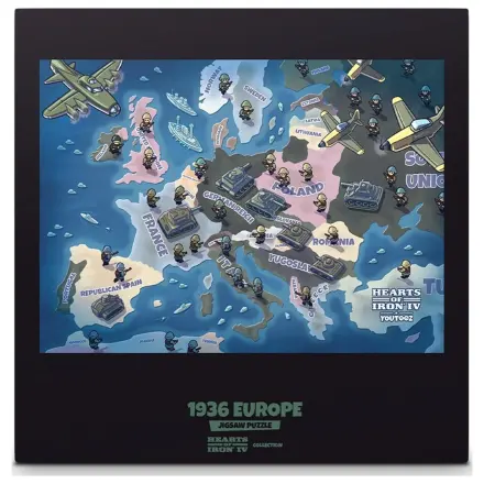 Hearts of Iron Puzzle 1936 Europa Produktfoto