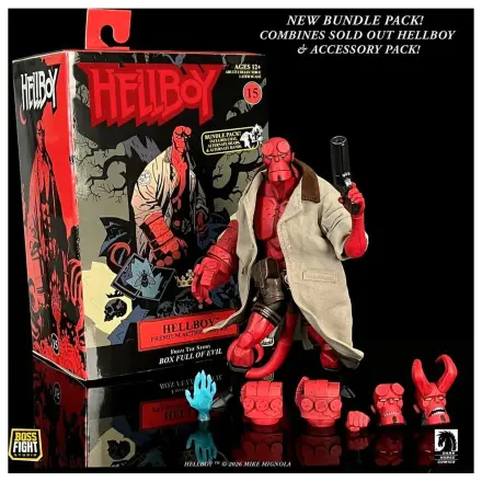 Hellboy Actionfigur Maßstab 1/12 Bündel-Packung Produktfoto