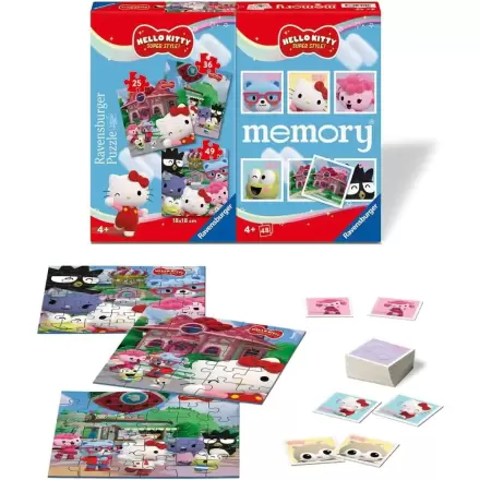 Hello Kitty 3 Puzzles und Memory Multipack Produktfoto