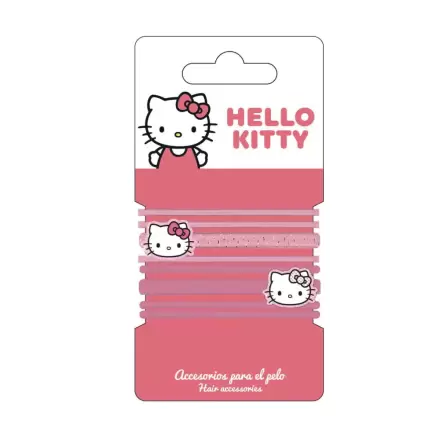 Hello Kitty 8er Scrunchie Haargummi-Set Produktfoto